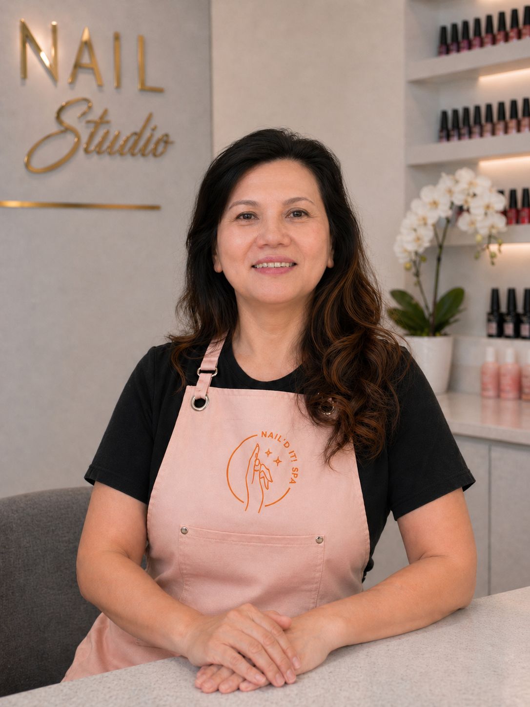 Nancy, nail artist at Nail'd It! Spa