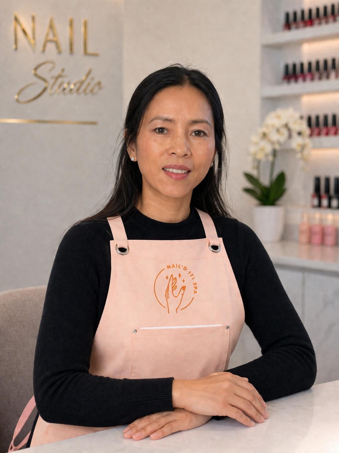 Twee, nail artist at Nail'd It! Spa